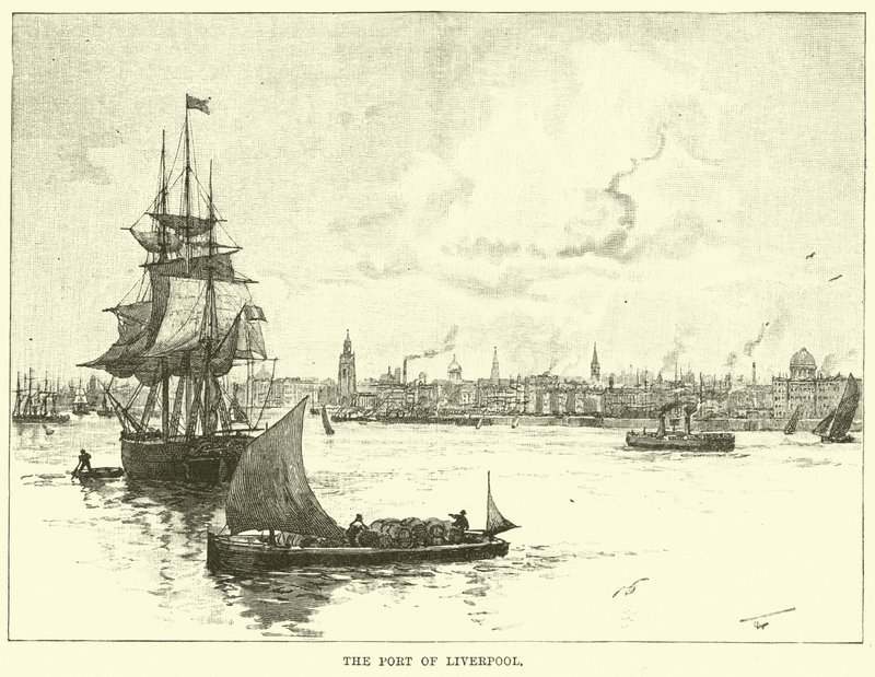 O porto de liverpool de English School