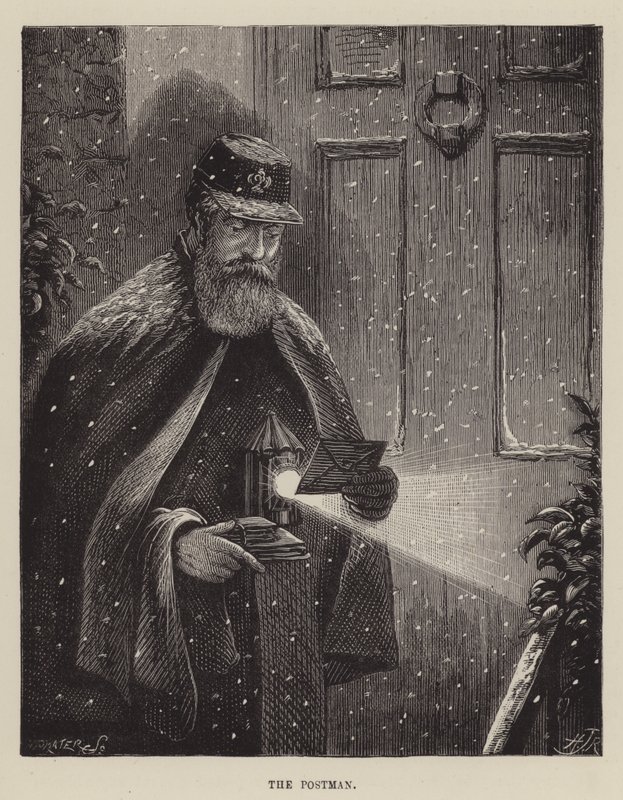 O carteiro (gravura) de English School