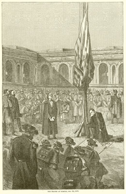 A oração em Sumter, 26 de dezembro de 1860 de English School