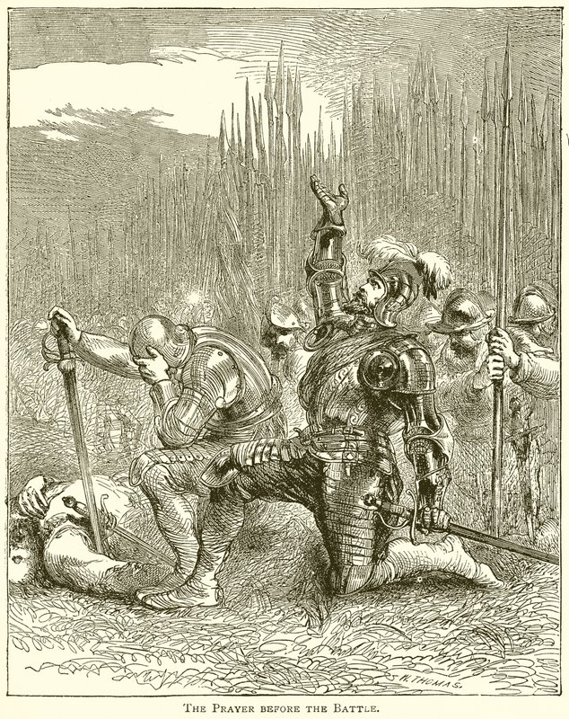 A oração antes da batalha de English School