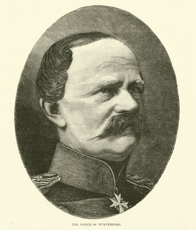 O Príncipe de Wurtemburg, setembro de 1870 de English School