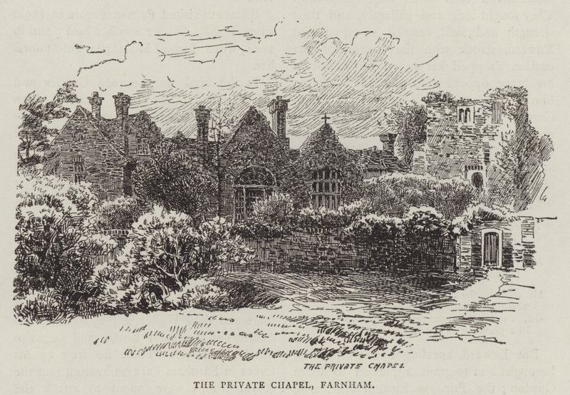 A Capela Privada, Farnham (gravura) de English School