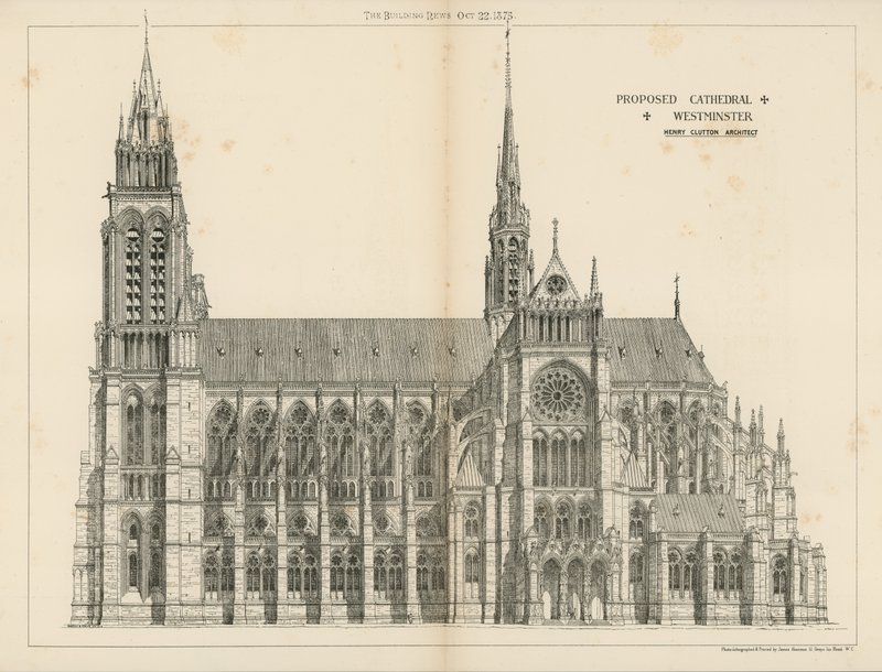 A catedral proposta em Westminster de English School