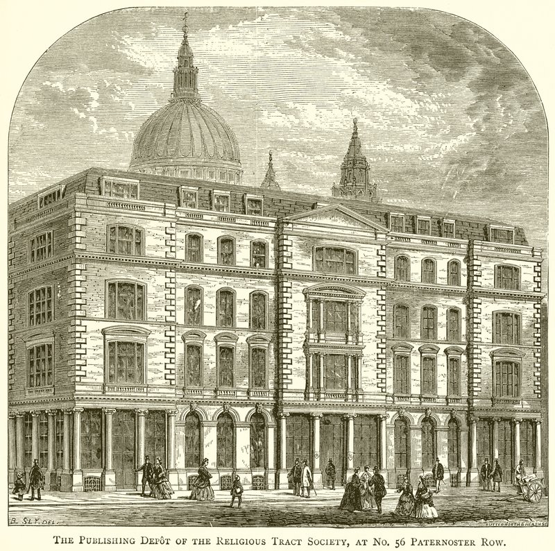 O Departamento de Publicação da Sociedade de Tratados Religiosos, no. 56 Paternoster Row de English School