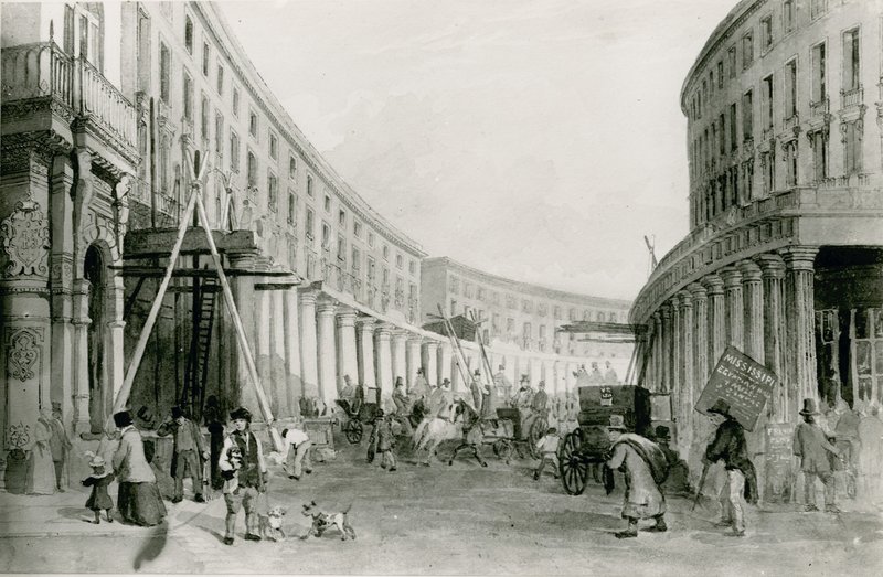 O Quadrante, Regent Street, Londres de English School
