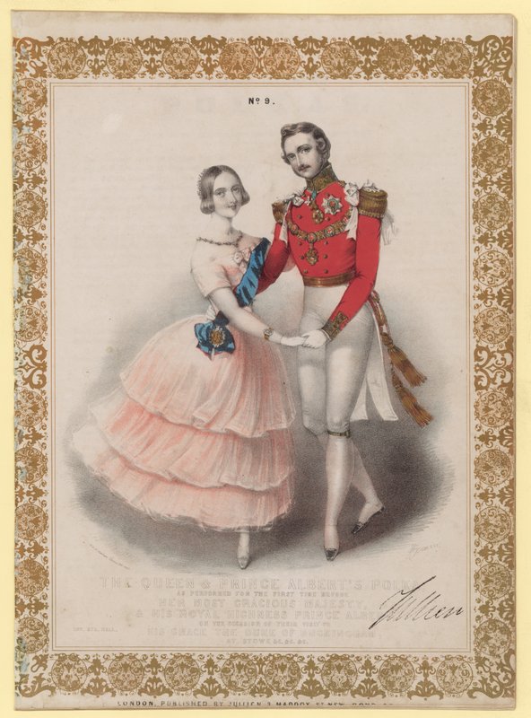A rainha e a polca do príncipe Alberts de English School