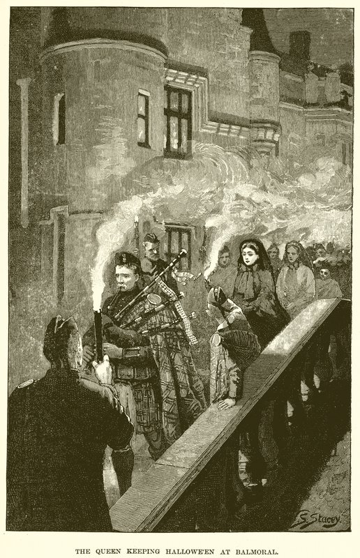 A Rainha mantém o Dia das Bruxas em Balmoral de English School