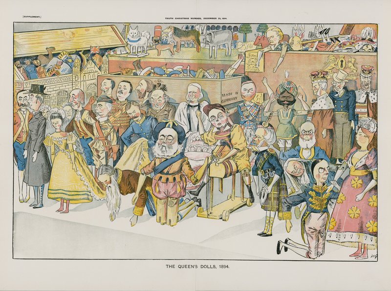 As bonecas do Queens. 1894 de English School
