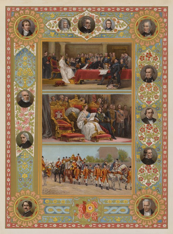 O Jubileu da Rainha (chromolitho) de English School