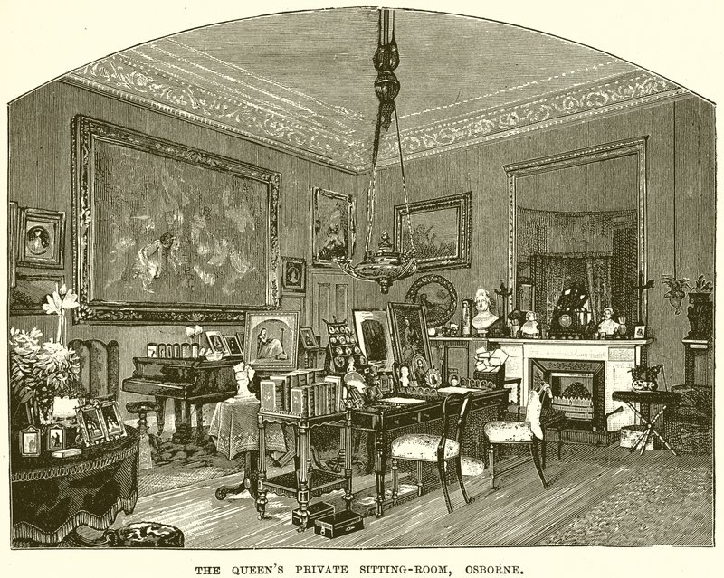 A sala de estar privada do Queens, Osborne de English School