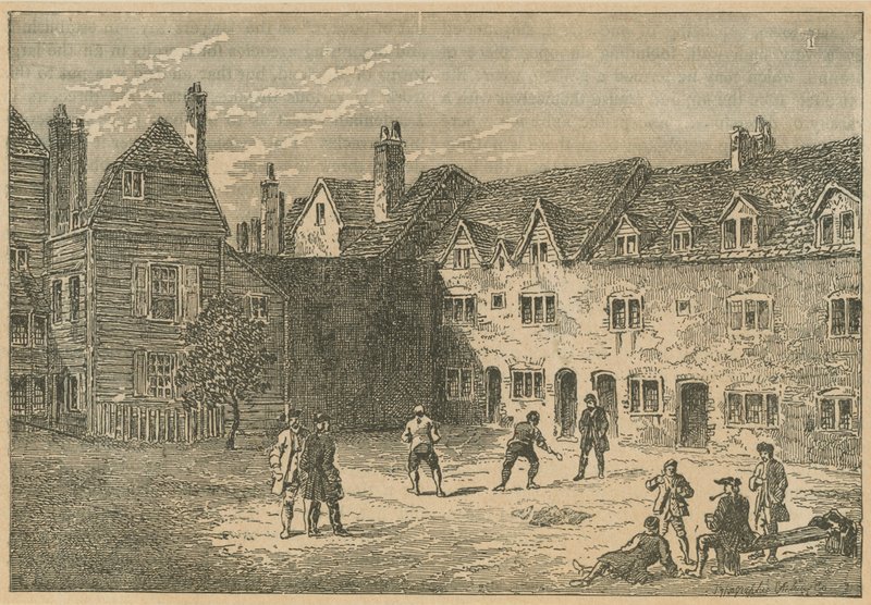 O Tribunal de Raquetes da Prisão Marshalsea de English School