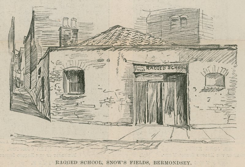 O Jubileu da União Escolar Ragged; Escola Ragged, Neve Campos, Bermondsey, Londres de English School