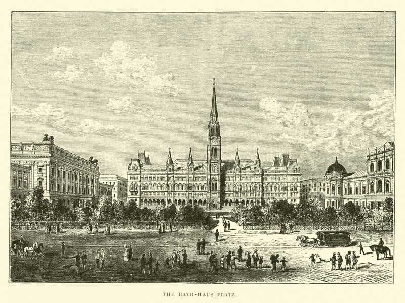 A praça Rath-house de English School