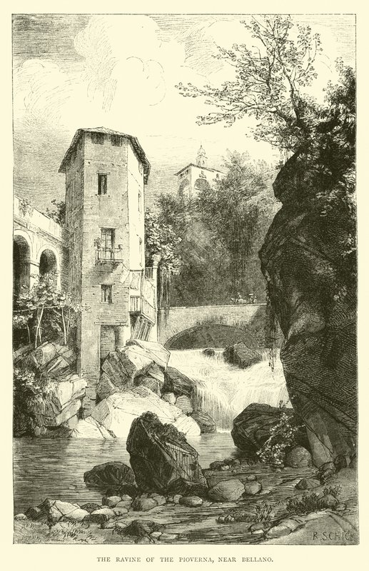 O Barranco do Pioverna, perto de Bellano de English School