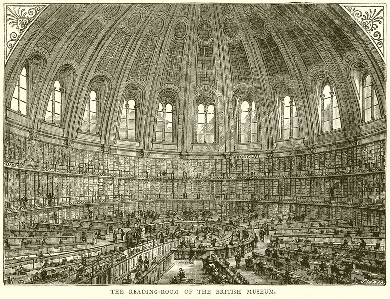 A Sala de Leitura do Museu Britânico de English School