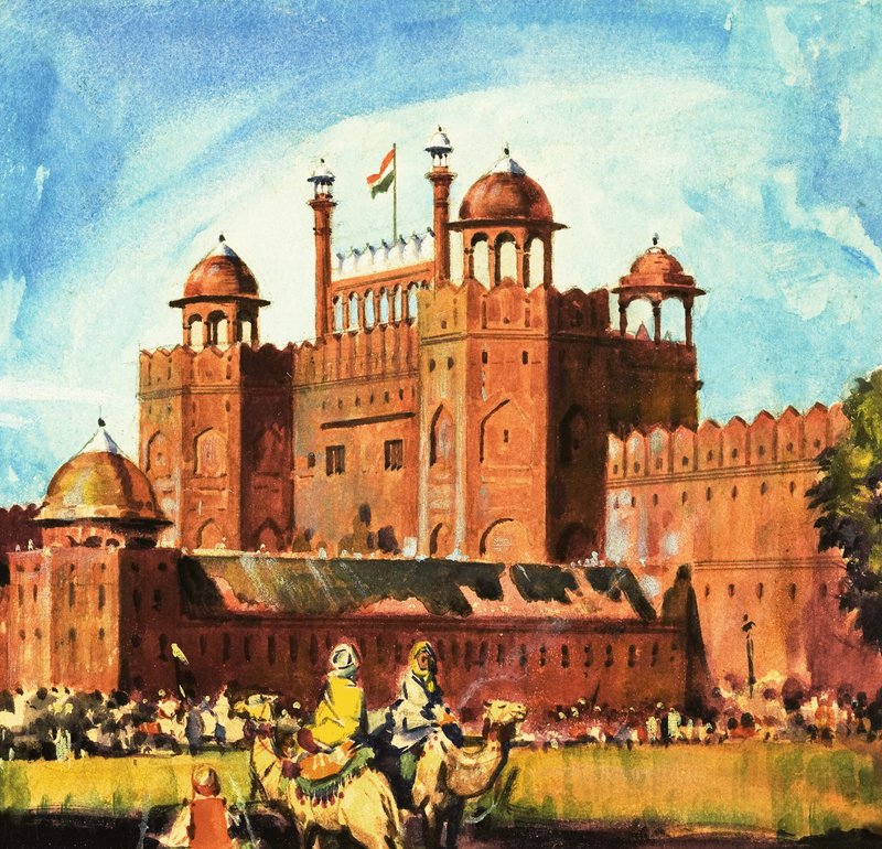 O forte vermelho, delhi de English School