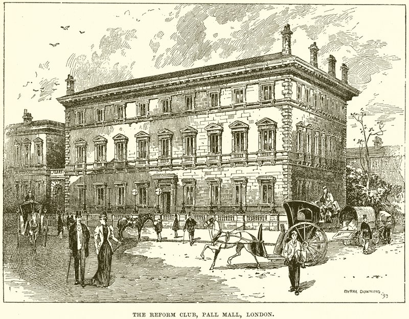 O Reform Club, Pall Mall, em Londres de English School