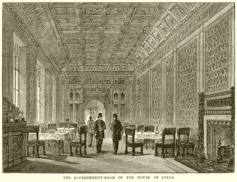 A Sala de Refrescos da Câmara dos Lordes de English School