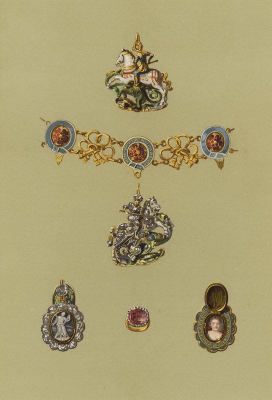 The Regalia of Scotland, Artigos Menores do Regalia (chromolitho) de English School