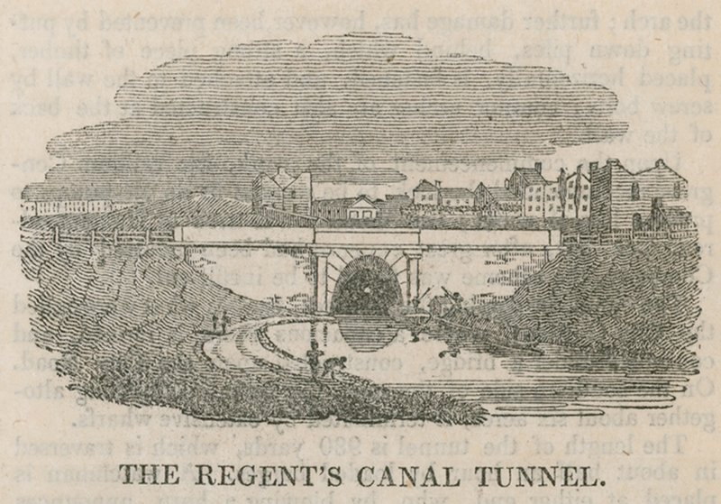 O Regents Canal Tunnel, Islington, Londres de English School