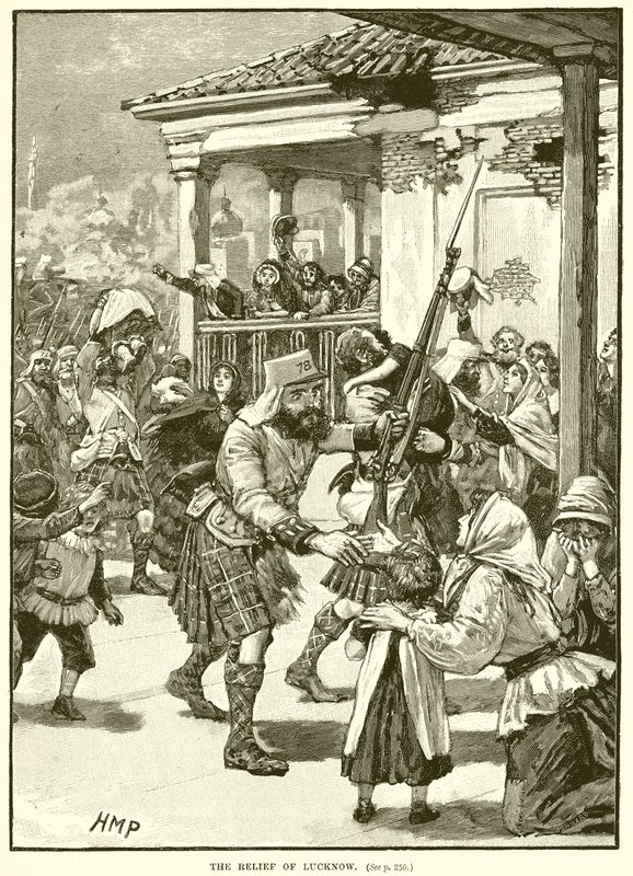 O alívio de Lucknow de English School