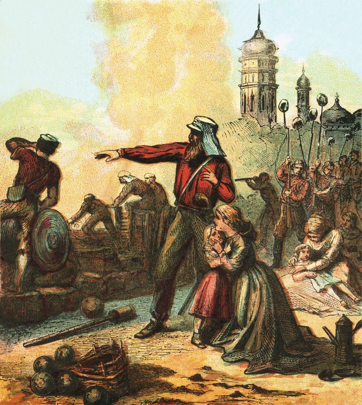 O alívio de Lucknow de English School