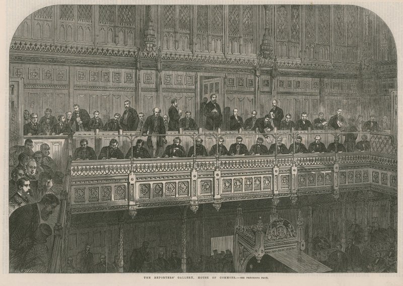 A Galeria de Repórteres, Câmara dos Comuns de English School