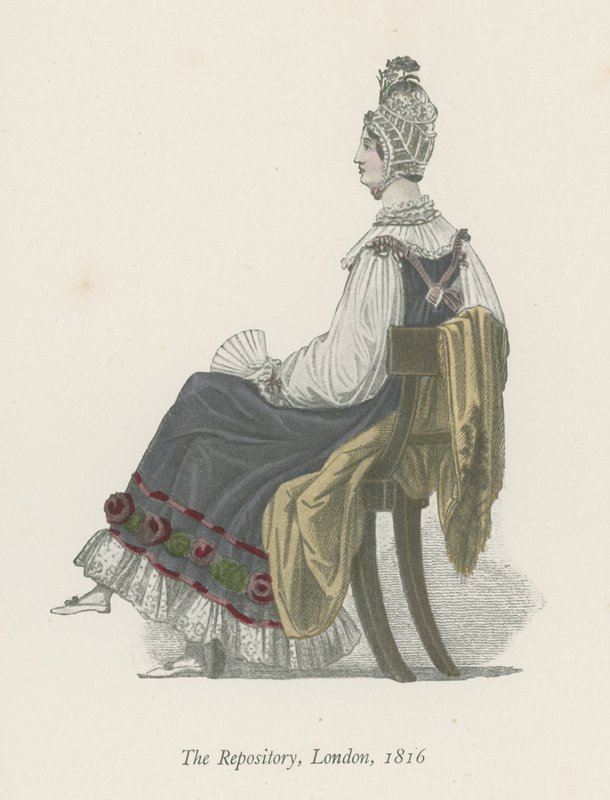 O Repositório, Londres, 1816 de English School