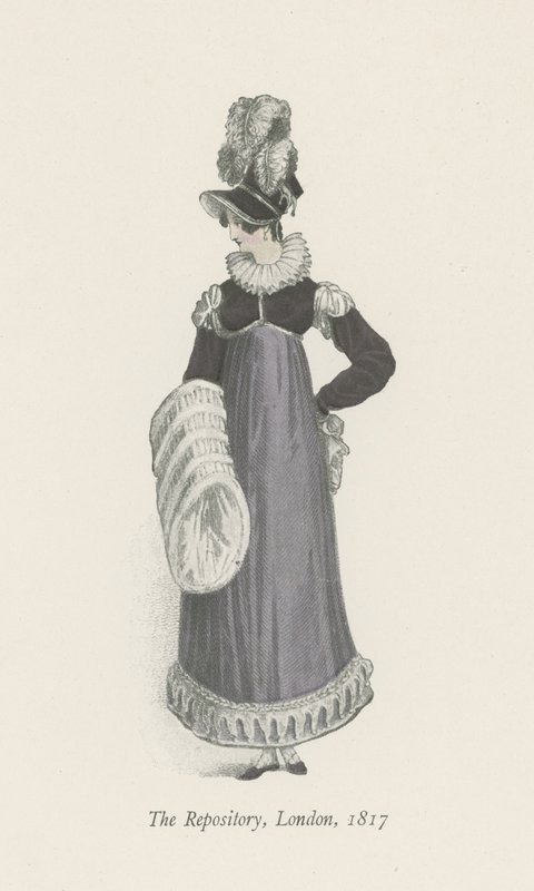 O Repositório, Londres, 1817 de English School