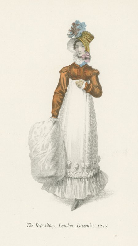 The Repository, Londres, dezembro de 1817 de English School