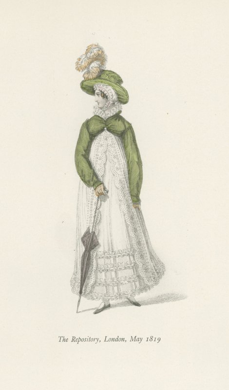 O Repositório, Londres, maio de 1819 de English School