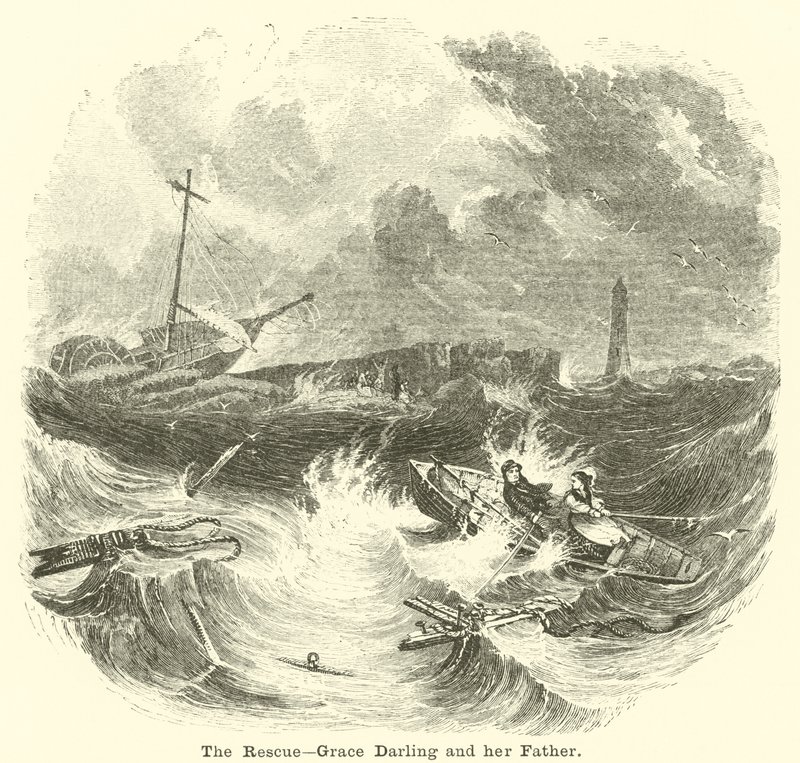 O Resgate, Grace Darling e seu pai de English School