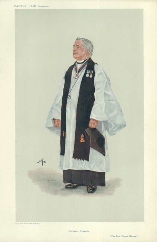 O Rev Canon Frederick Alfred John Hervey de English School