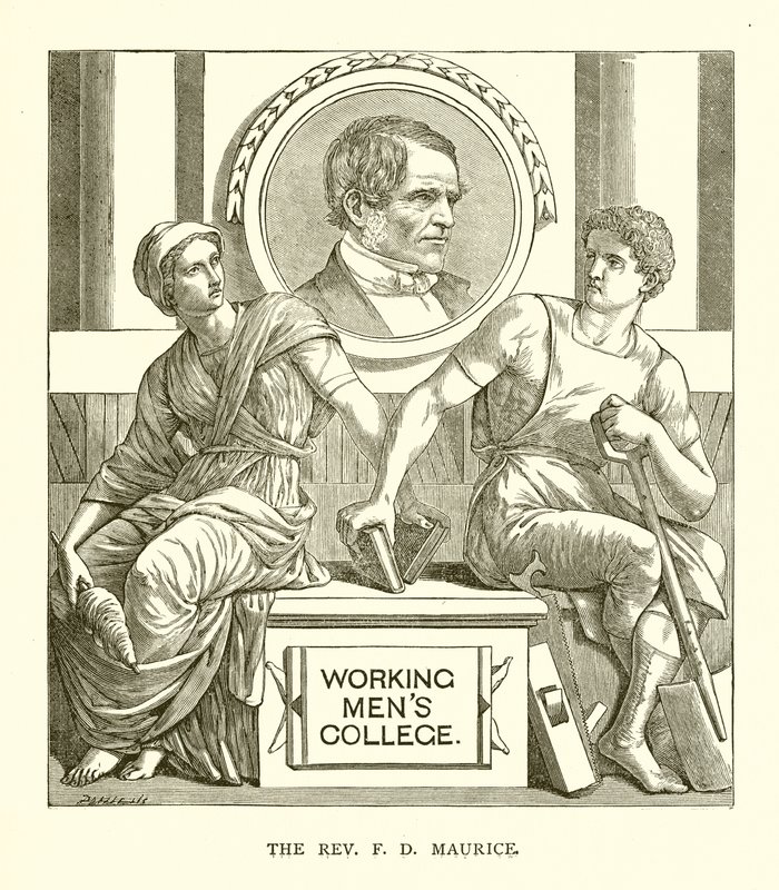 O Rev. FD Maurice de English School