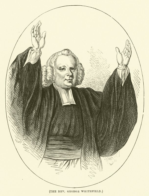 O Reverendo George Whitefield (gravura) de English School