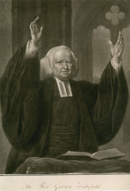 O reverendo George Whitefield, MA, um dos fundadores do Metodismo de English School