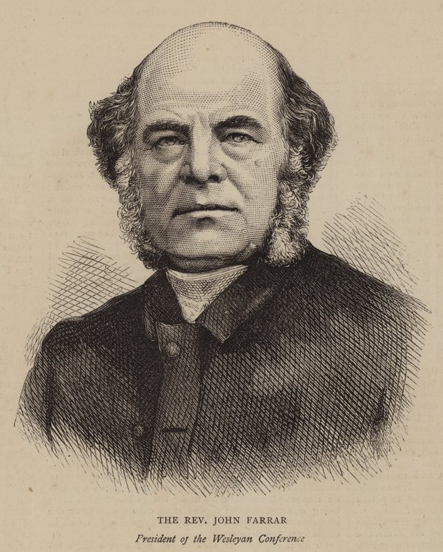 O Reverendo John Farrar (gravura) de English School