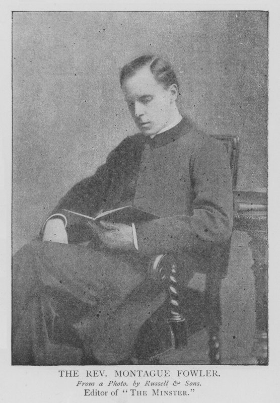 O Reverendo Montague Fowler (gravura) de English School