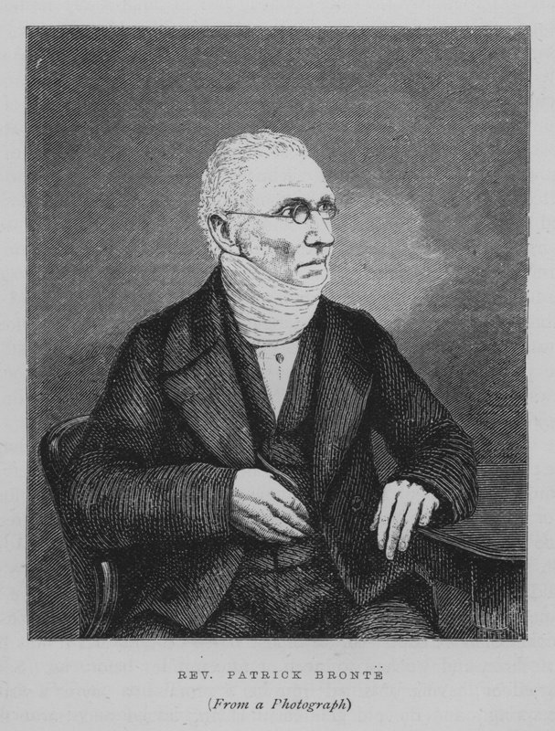 O Reverendo Patrick Bronte (gravura) de English School