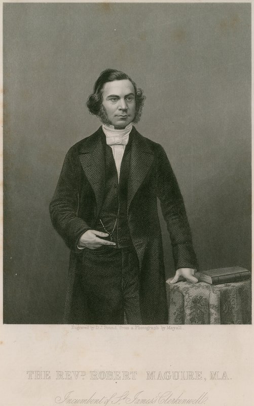O Reverendo Robert Maguire, St Jamess Clerkenwell de English School