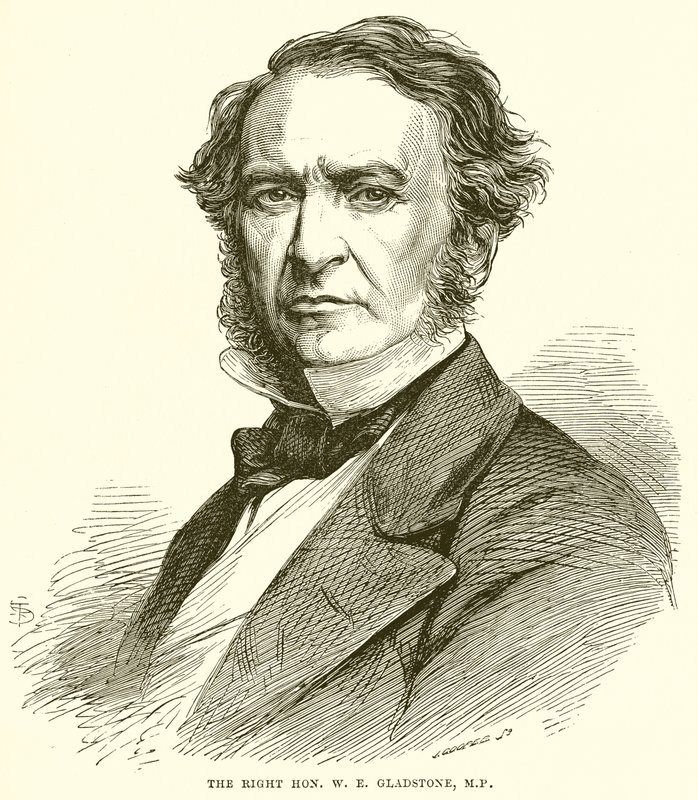 O certo Hon. WE Gladstone, MP de English School