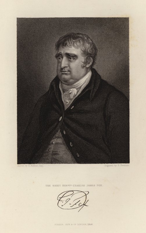 O Honorável Charles James Fox de English School