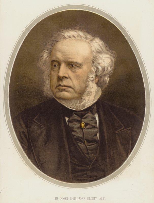 O Deputado John Bright (cromolito) de English School