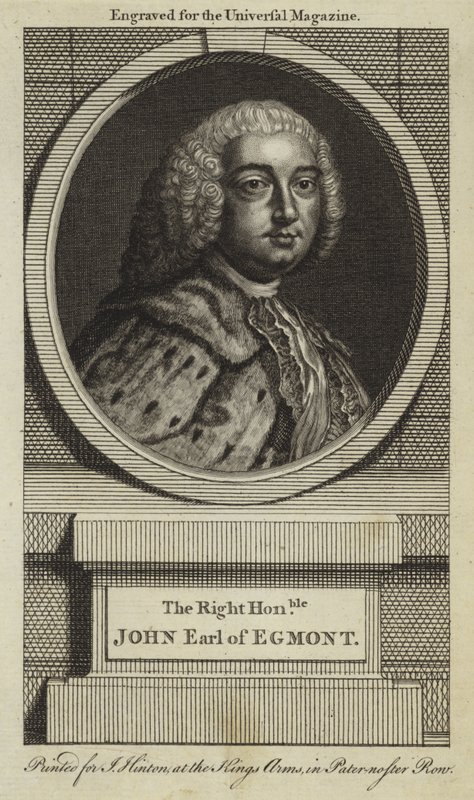 O honrado John Conde de Egmont de English School