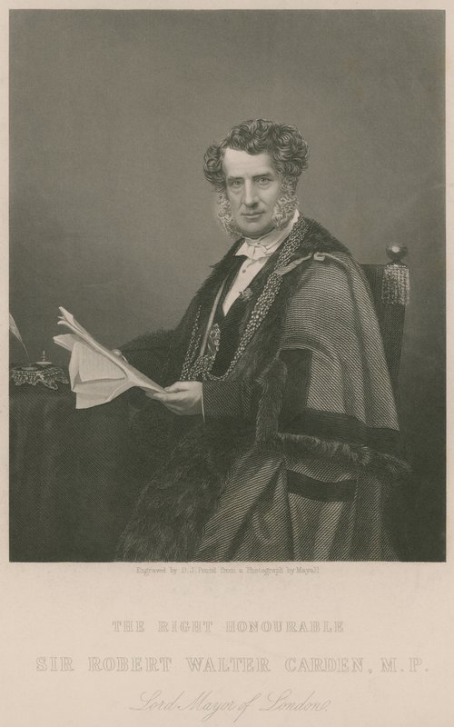 O excelentíssimo Senhor Sir Walter Carden, Lord Mayor de Londres de English School