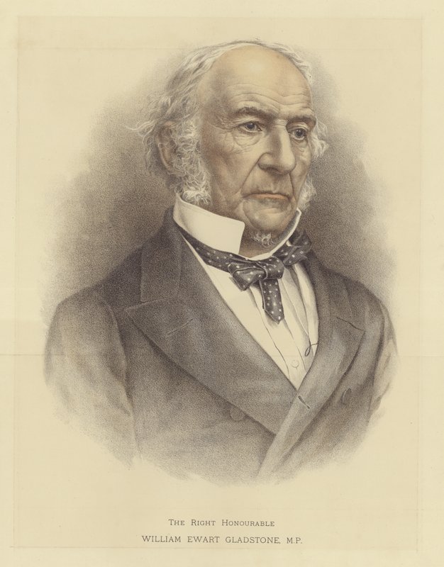 O Honorável William Ewart Gladstone de English School