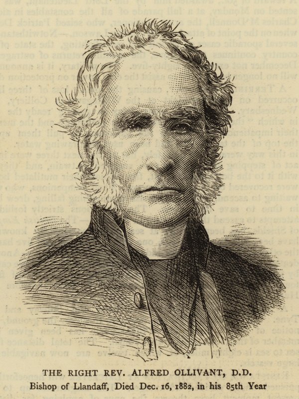O Reverendo Alfred Ollivant, DD (gravura) de English School