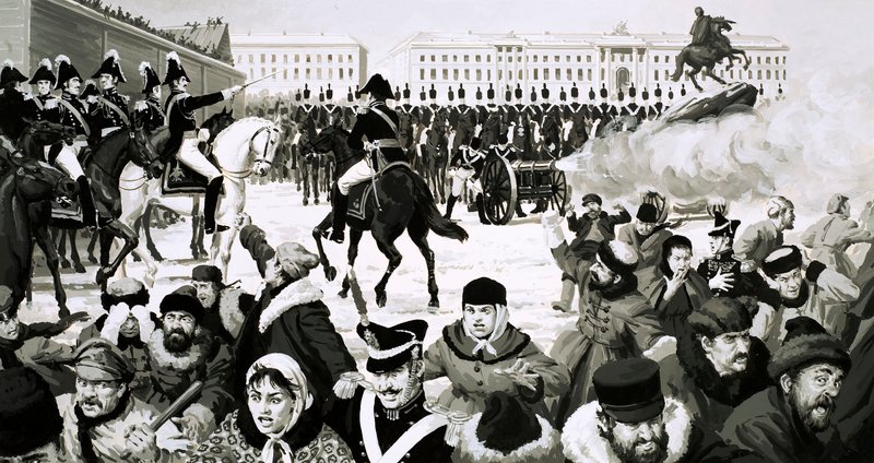 A Ascensão e Queda dos Romanovs: As Guerras com o Ocidente (guache no papel) de English School
