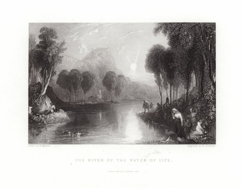 O rio da água da vida de English School