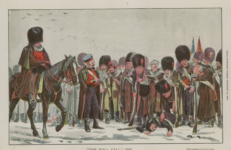 The Roll Call, 1892 de English School